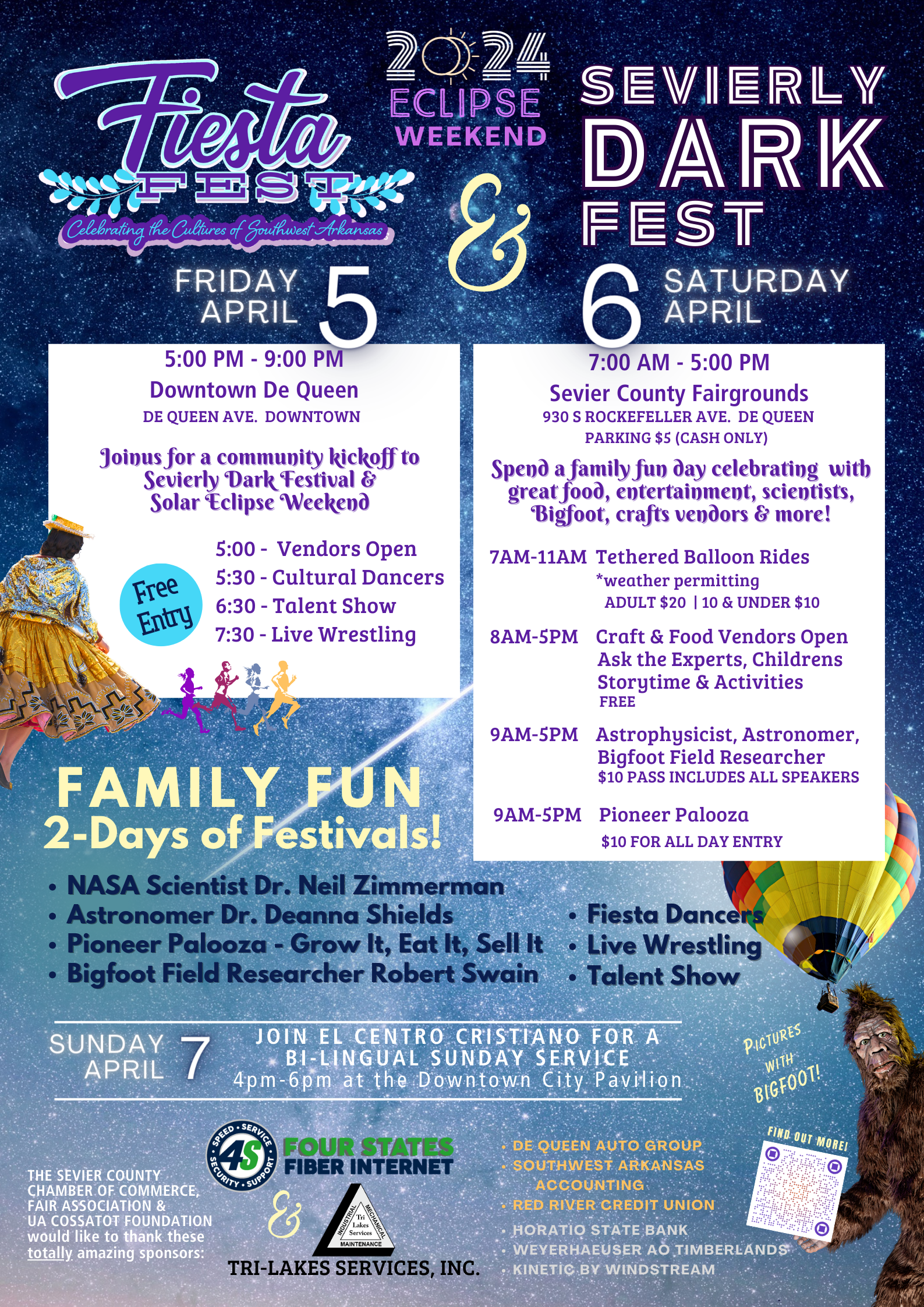 Sevier County - Fiesta Fest and Sevierly Dark Festival poster